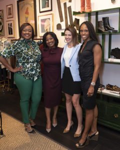 Bianca Jackson, Kim Robinson, Shelly Slater, and Christa Sanford