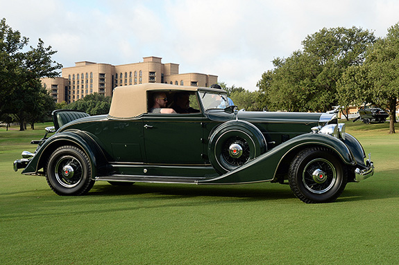 1st in Class - American Vintage: Thomas Wilcox, 1934 Packard 1104 Coupe Roadster