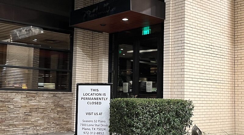 New Spot Coming to Former Seasons 52 Home at NorthPark