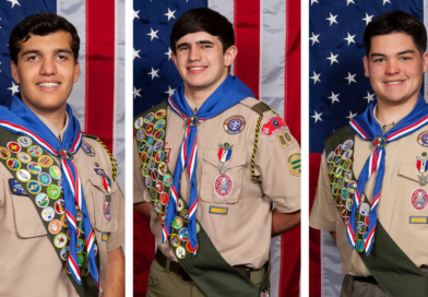 BSA Troop 80 Introduces Three New Eagle Scouts