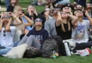Hundreds View Solar Eclipse at SMU